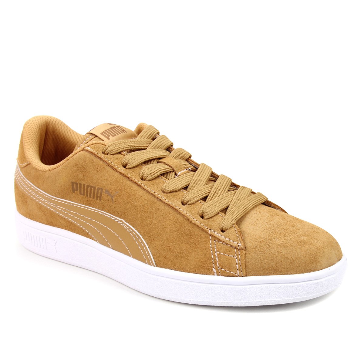 Miniatura Tênis Puma Smash V2 Masculino Marrom - 42