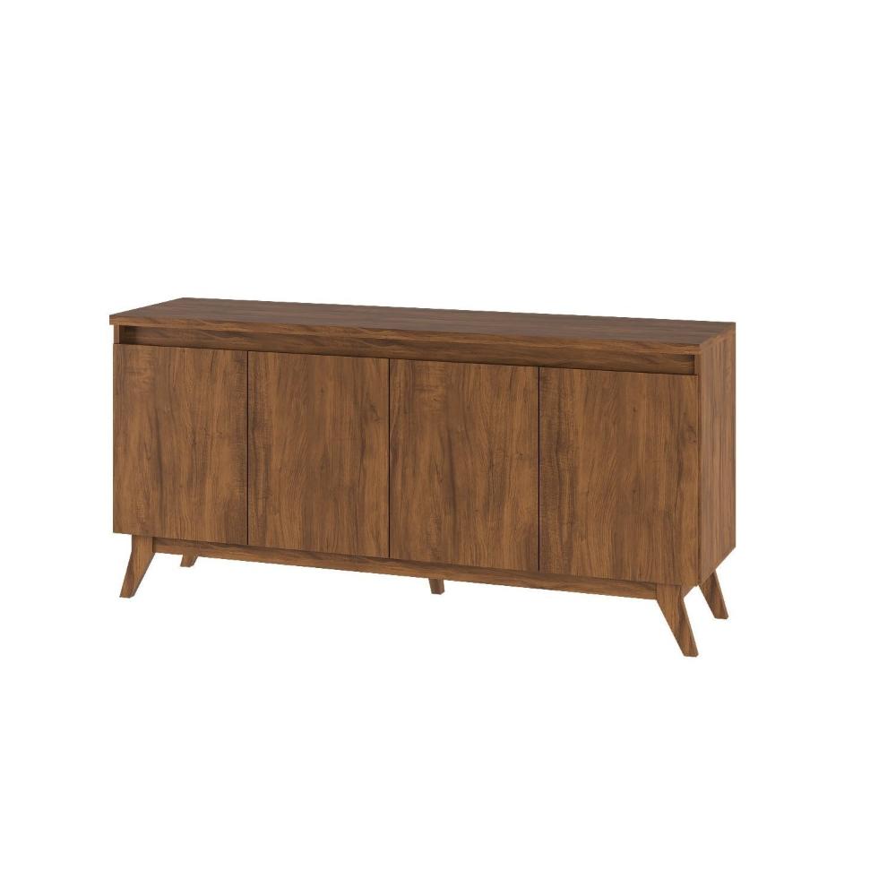 Miniatura Buffet Aparador 4 Portas Eifel Espresso Móveis Pinho