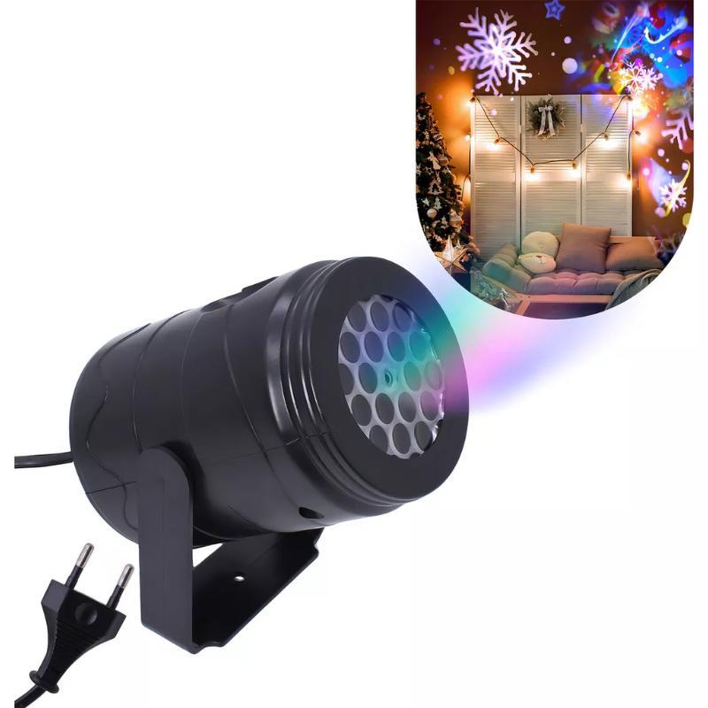 Projetor Laser Jardim Natal Led Natalinos Desenhos Carcaça