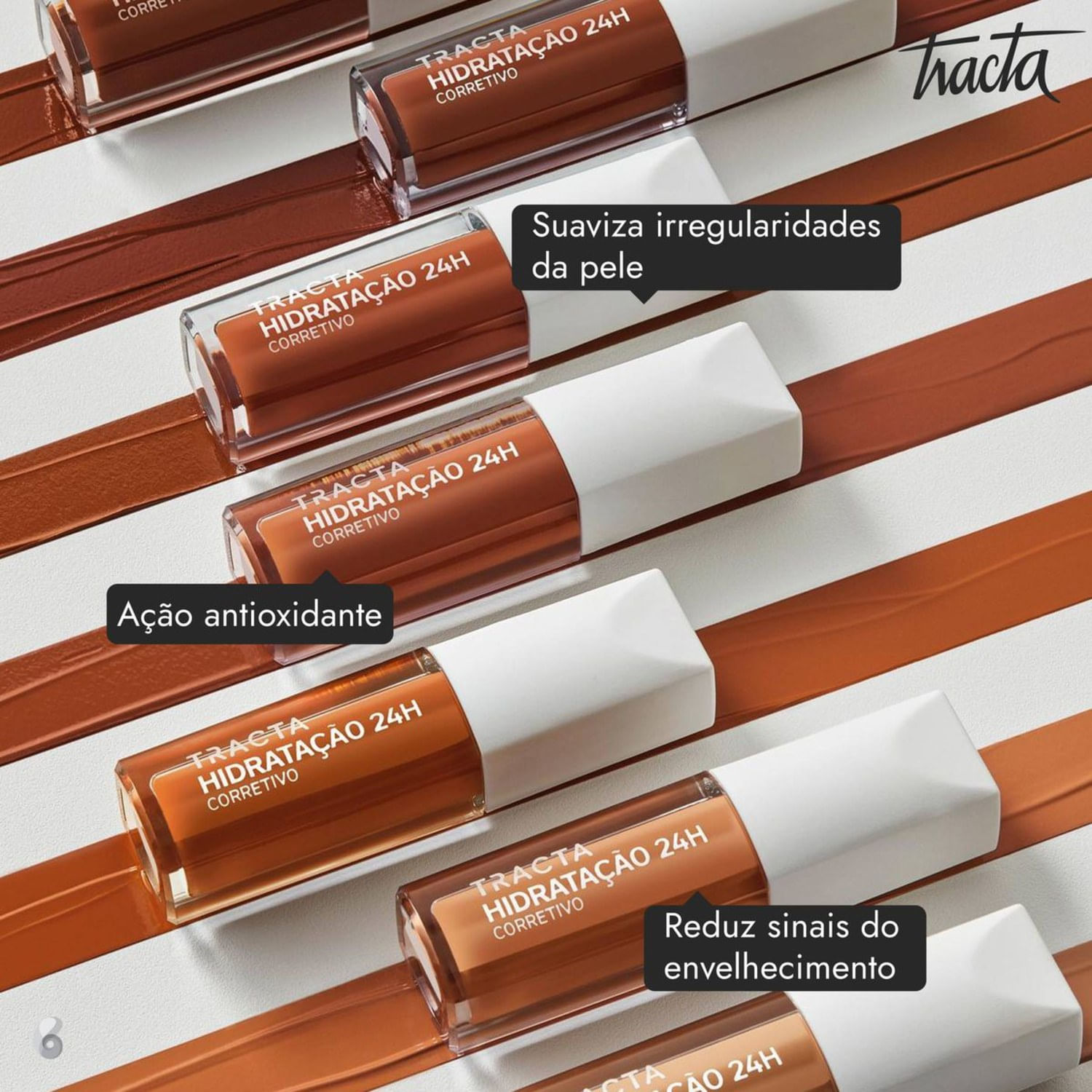 Miniatura Tracta Hidratação 24h 14 - Corretivo Líquido 8ml