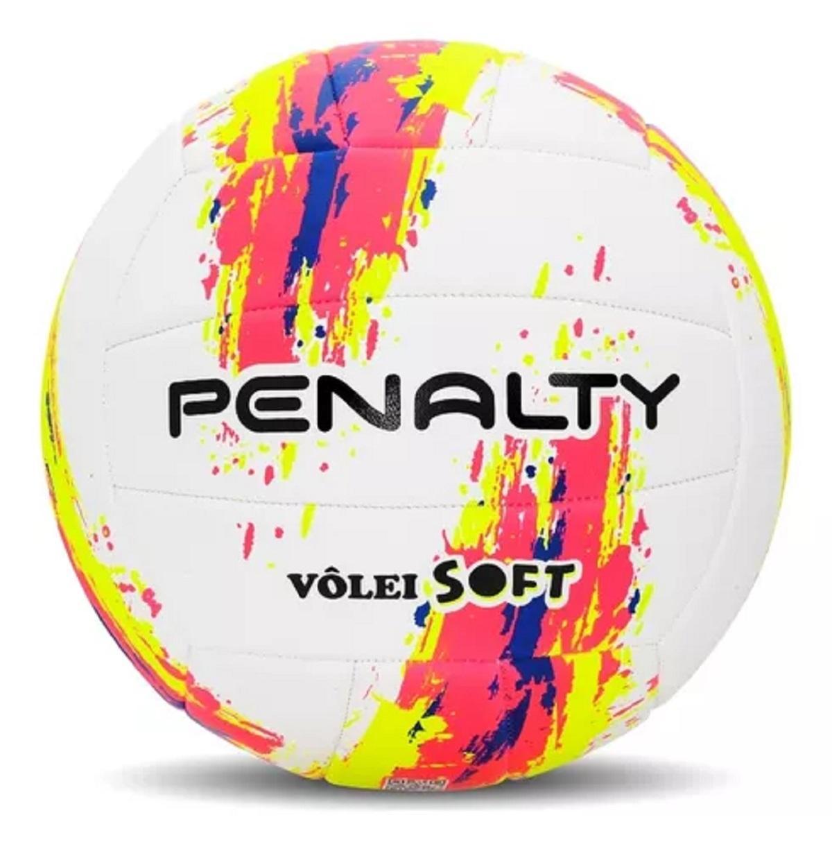 Miniatura Bola Vôlei Penalty Soft Rosa