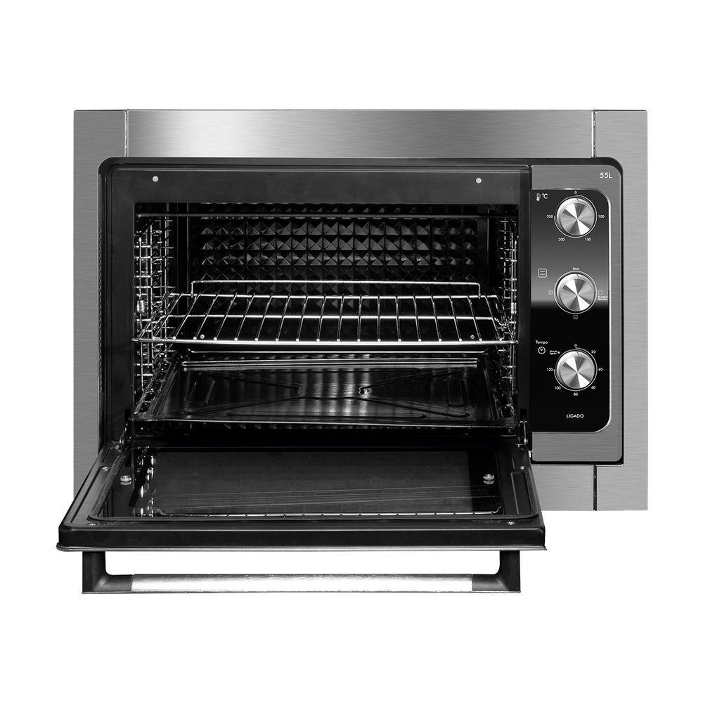 Miniatura Forno Elétrico De Embutir Philco Pfe55E Esmaltado 55L - 110V
