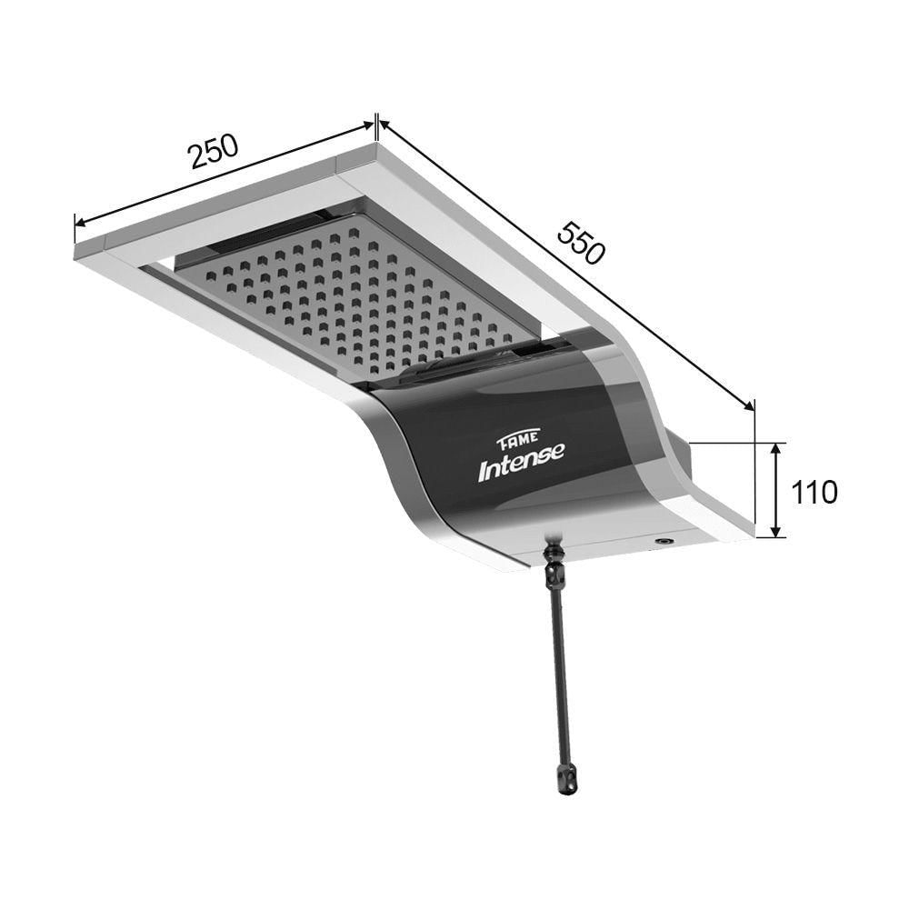 Chuveiro Fame Intense Eletrônico Black 220v 00344752