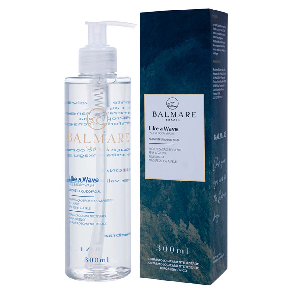 Miniatura Sabonete Líquido Facial Balmare Like a Wave 300ml