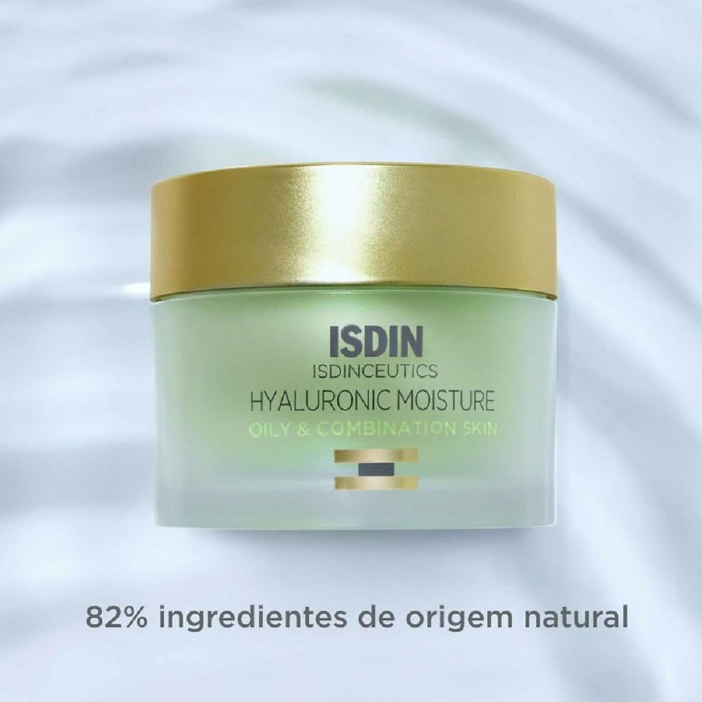 Creme Facial Anti-Sinais Isdin Hyaluronic Moisture Pele Mista e Oleosa 50g