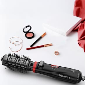 Escova Rotativa Secadora GA.MA Italy Eleganza Plus 3 em 1 com Ceramic Ion, Duplo Sentido de Rotação e Cabo Giratório 360° 1100W - Bivolt