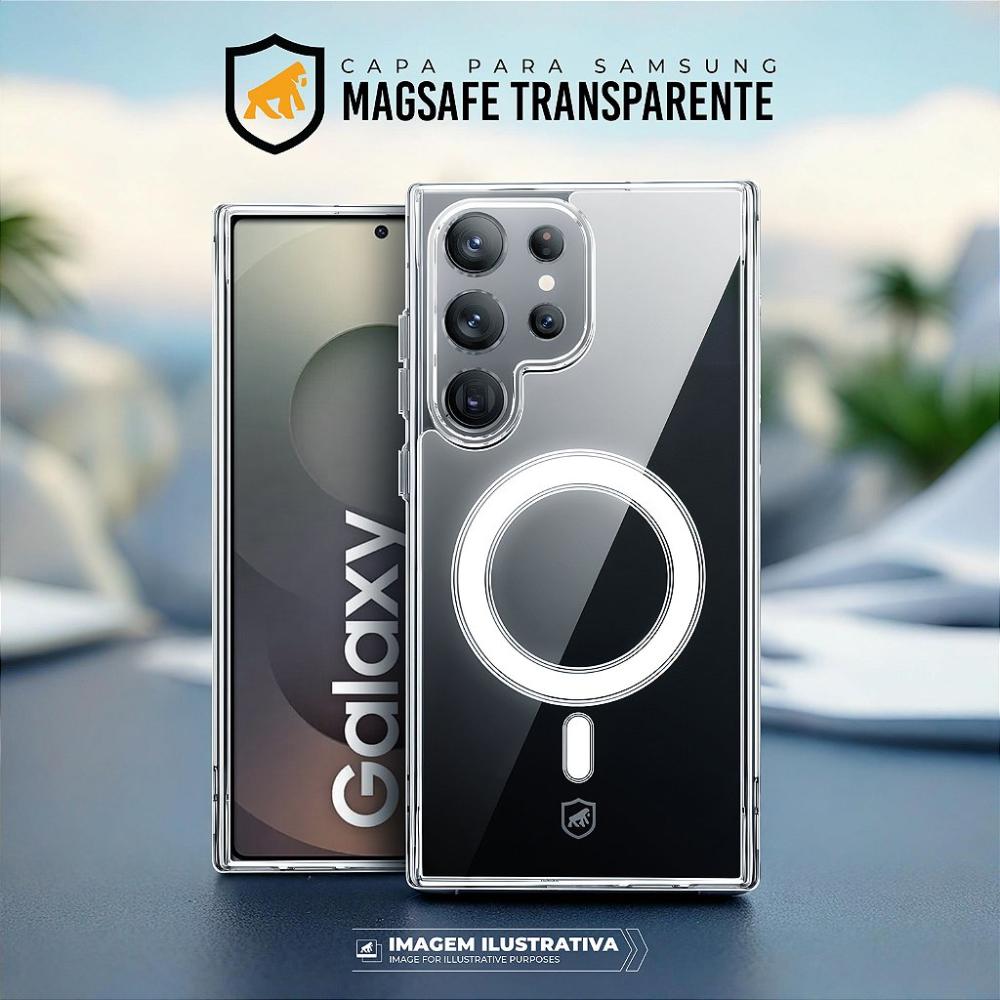 Miniatura Capa MagSafe para Samsung Galaxy S25 - Transparente - Gshield