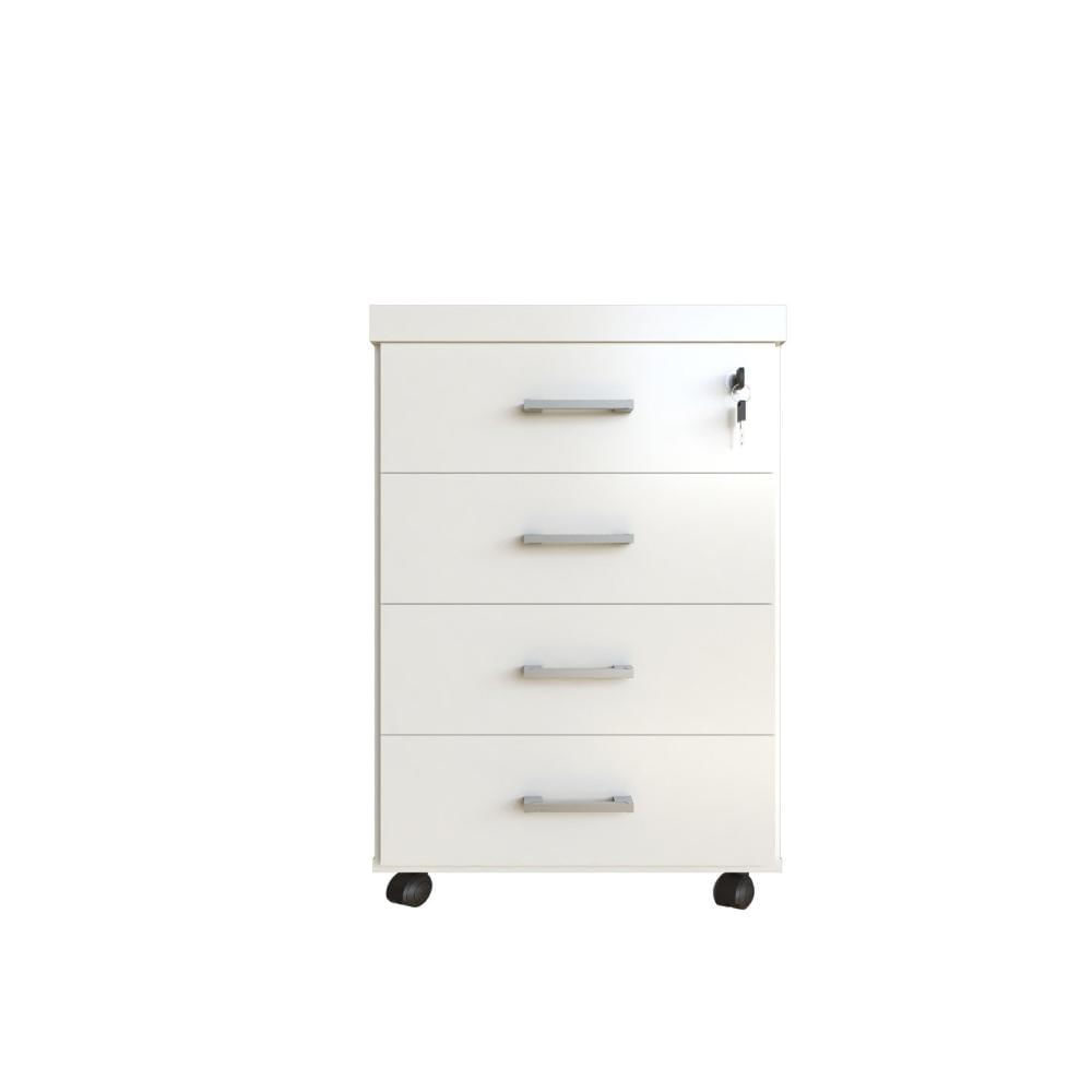 Conjunto Escritório / Home Office Kit com Mesa, Gaveteiro e Prateleira