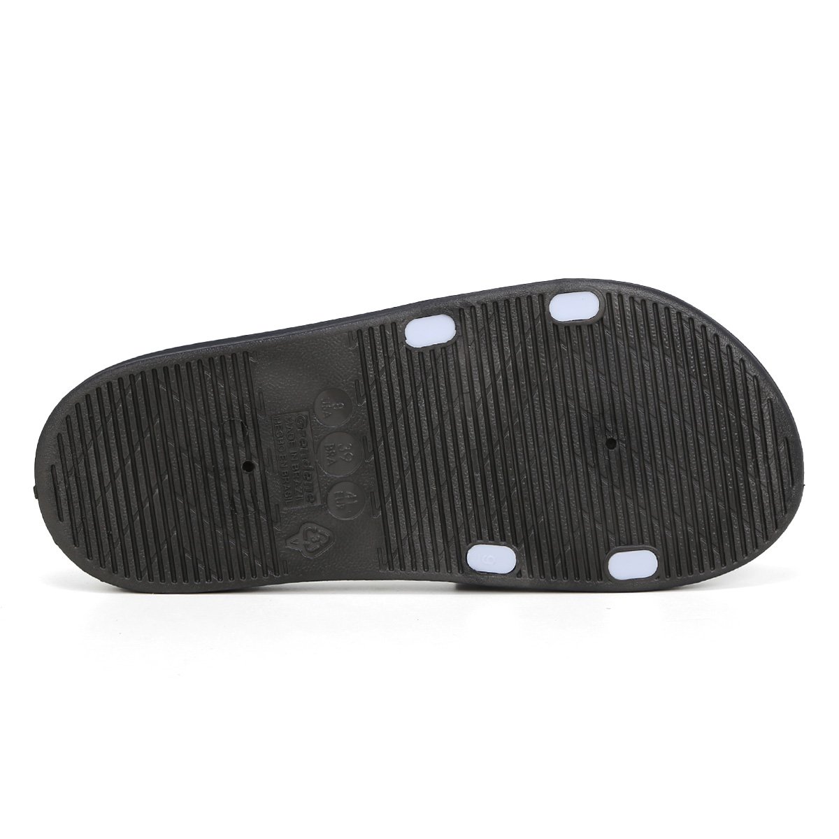 Miniatura Chinelo Slide Rider Street Ad Masculino Azul+Branco - 37/38