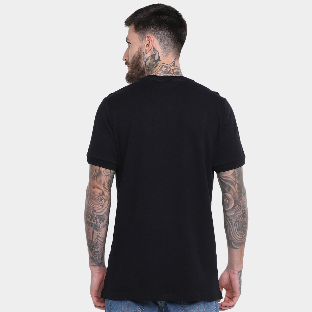 Miniatura Camisa Polo Colcci Básica Masculina Preto - G