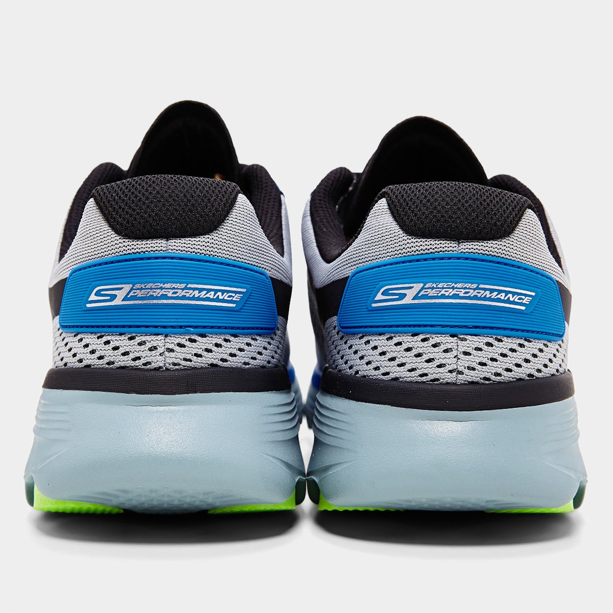 Miniatura Tênis Skechers Go Run 7.0 Masculino Cinza+Azul - 39
