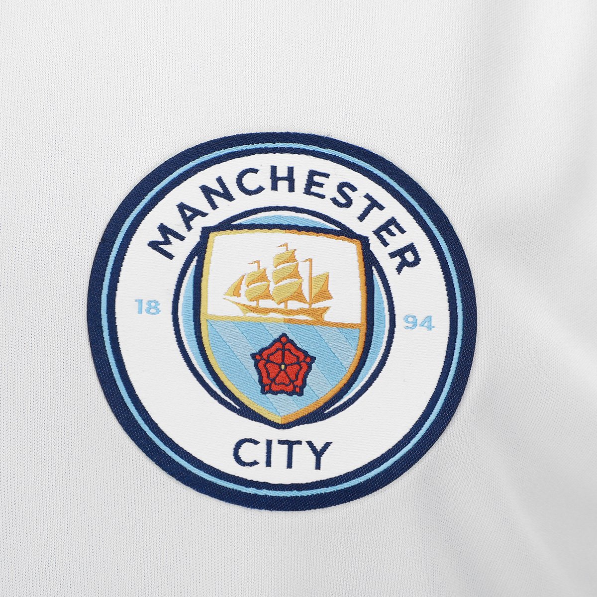 Miniatura Camisa Manchester City Dry Masculina Branco - G