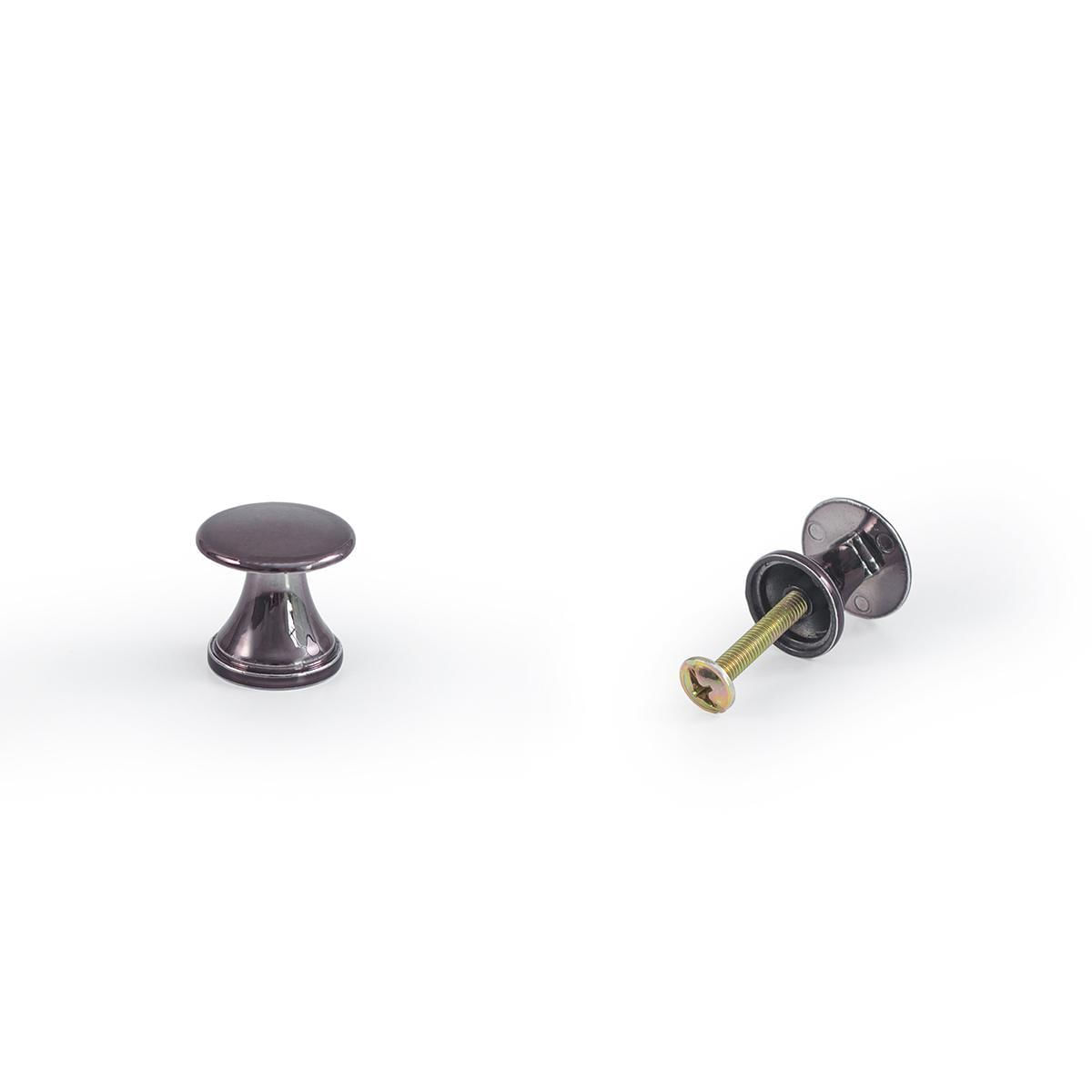 Miniatura Kit Com 1 Botão Puxador Ponto Gaveta Moveis Cozinha Banheiro