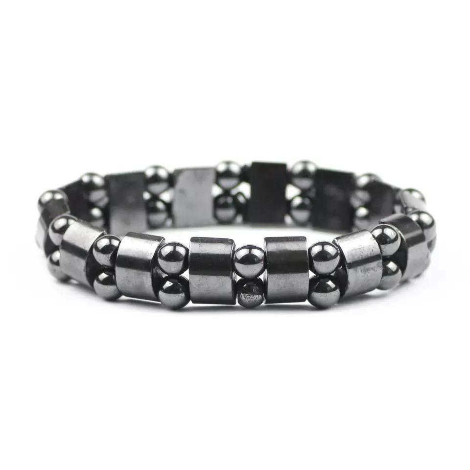 Miniatura Pulseira Bracelete Pedra Preta Hematita P8832