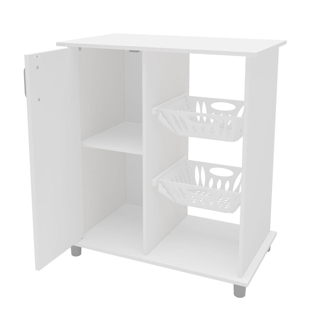 Miniatura Fruteira 1 Porta 2 Cestos Cuiabá Politorno Branco