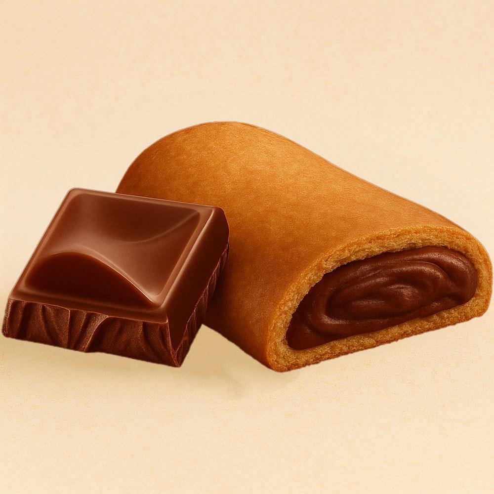 Miniatura Biscoito Recheadinho Bauducco Chocolate Kit 10 Pacotes 108G