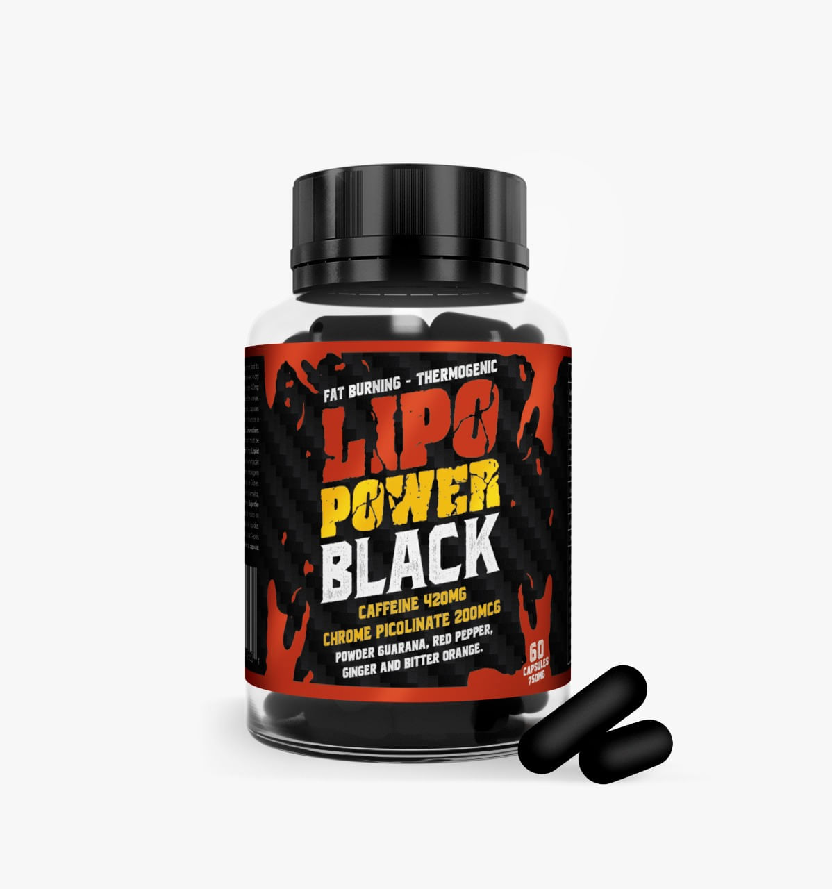 Miniatura Lipo Power Black 60 caps - Uninativa