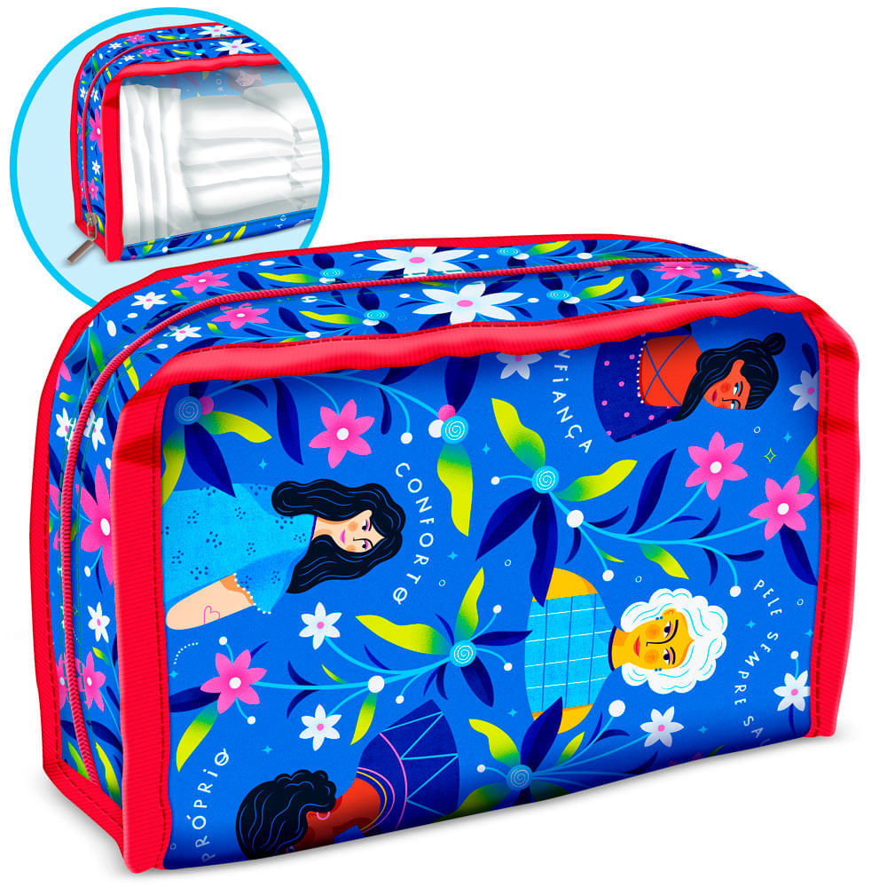 Miniatura Absorvente Tena Lady Discreet Normal 2 Pacotes com 8 Unidades cada e Ganhe Nécessaire