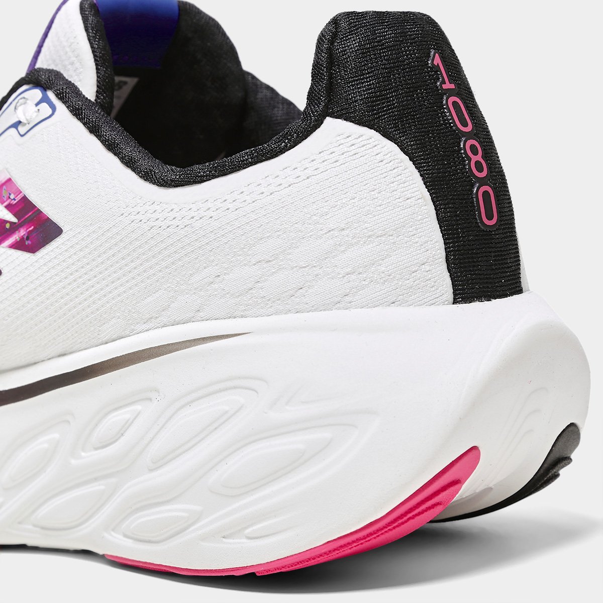 Tênis New Balance Fresh Foam X 1080 V14 Masculino Branco+Rosa - 39