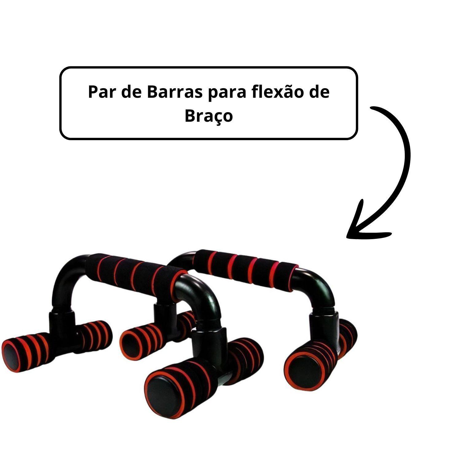 Miniatura Kit 3 Faixas Mini Band + Corda De Pular + Punho De Flexão