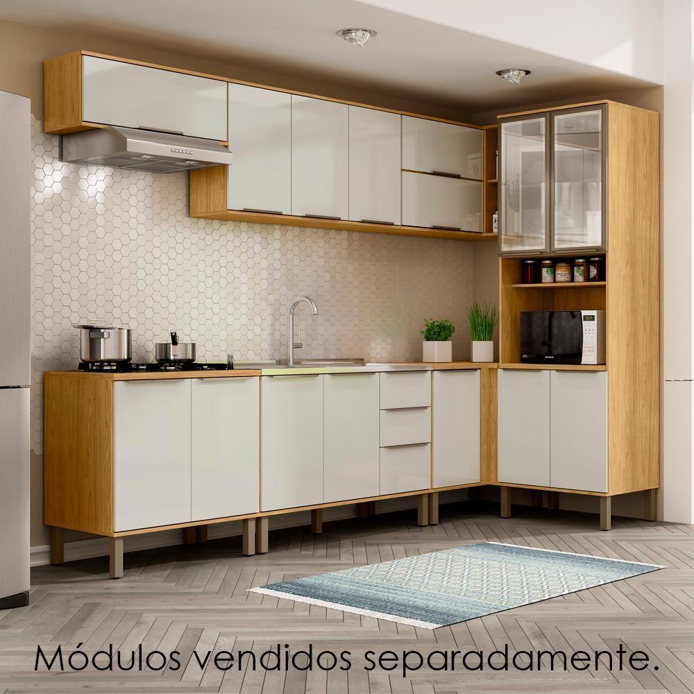 Torre Quente 1 Porta Vidro 70 Cm Vera Tve03 Marrocos Off White Mxm