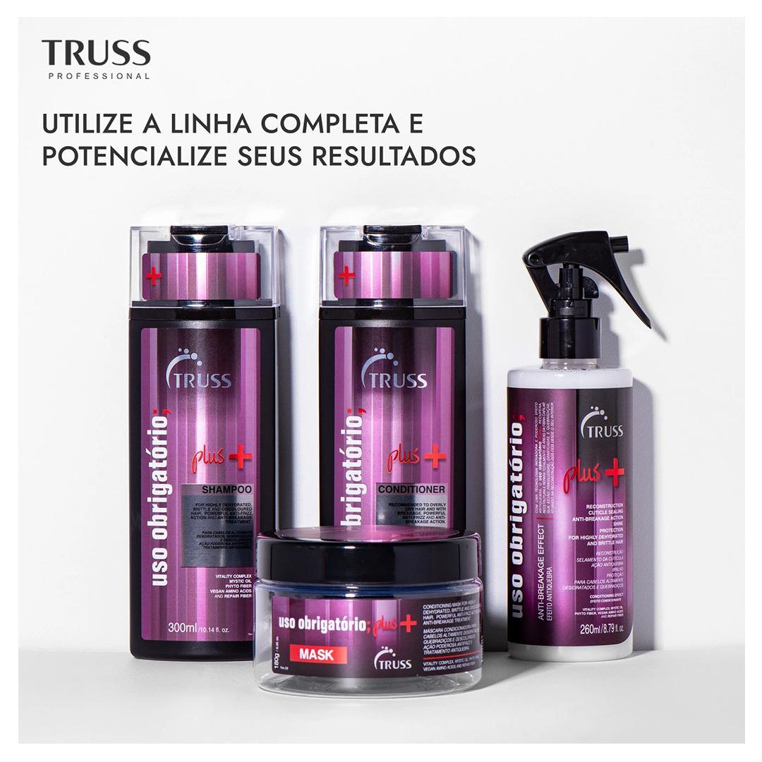 Miniatura Truss Uso Obrigatório Plus+ Kit 2 Shampoo E 1 Condicionador