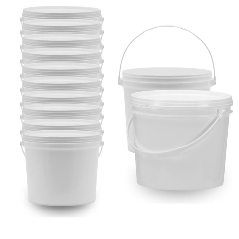 Miniatura Balde 1.8 Litros Para Pesca 10 Pçs