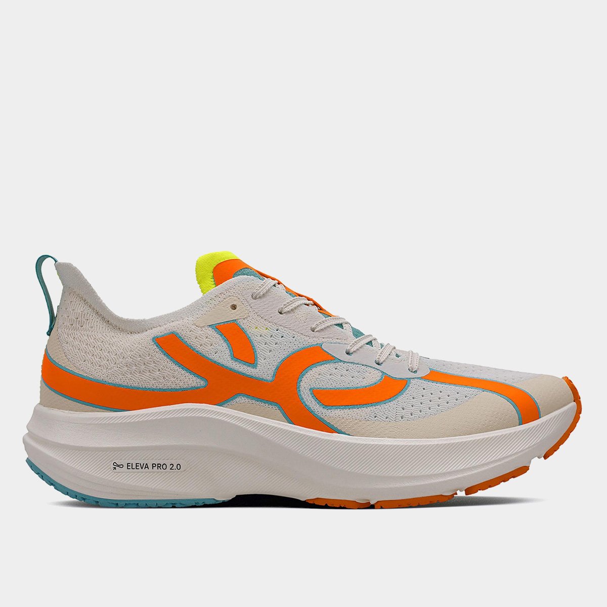 Miniatura Tênis Olympikus Corre 4 Strava 25 Bege+Laranja - 34