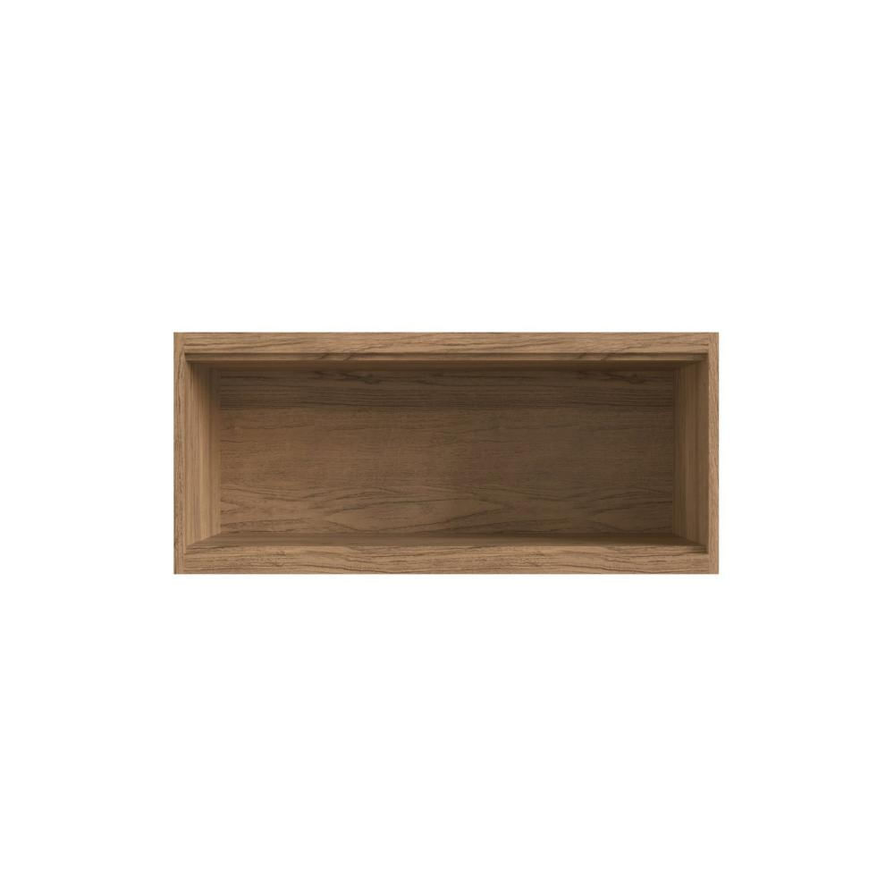 Miniatura Armário Aéreo para Cozinha 80cm 1 Porta Viena Edez Louro Freijó/Argila