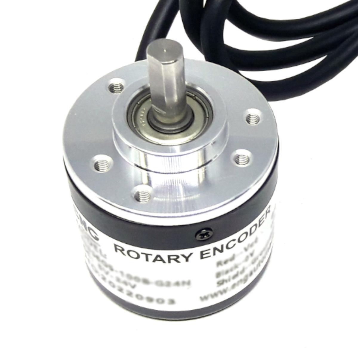 Miniatura Encoder Incremental 200 Pulsos NPN Eixo 6mm 5-24VDC