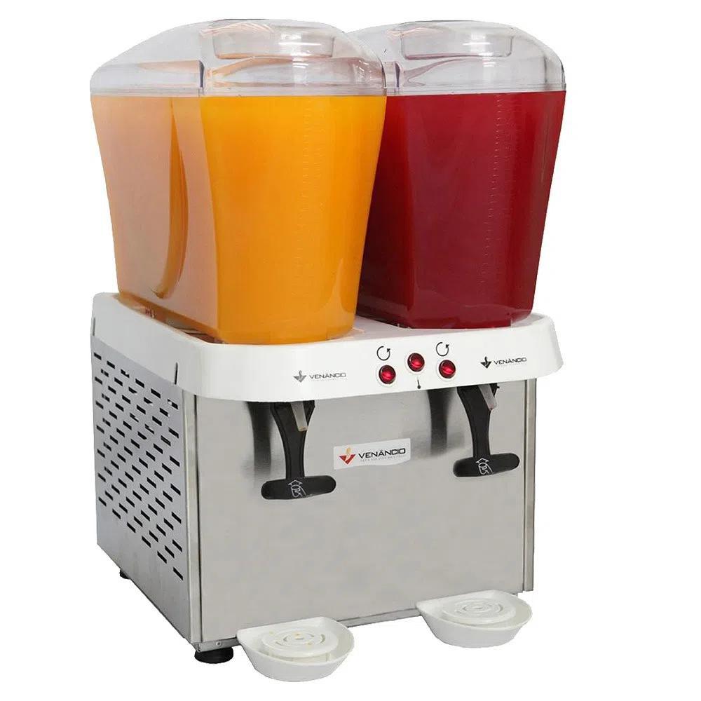 Miniatura Máquina De Suco Refresqueira Venâncio 2 Cubas 16L 127V