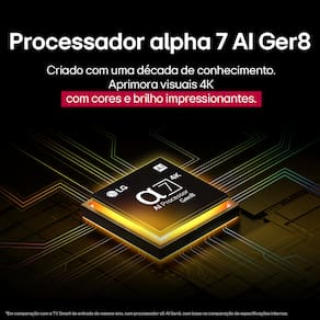 Smart TV 65” 4K LG QNED 65QNED82ASG Processador a7 Gen8 Dolby Atmos WebOS 25 Charcoal Black TV 65" LG QNED 4K 65QNED82ASG WIFI/BT/HDMI