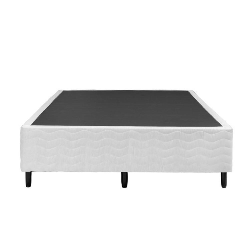 Cama Box Casal YesCasa Firm 138x188x31cm Yescasa Bege/Branco