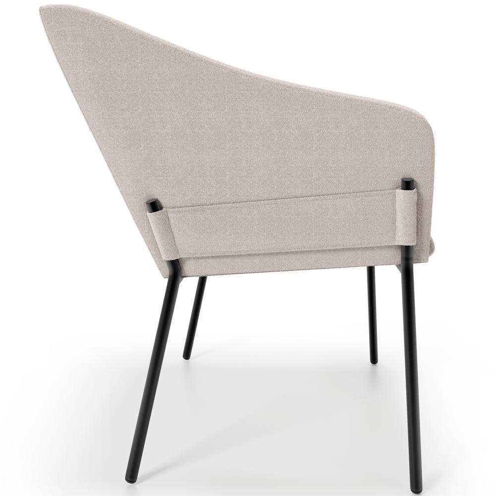 Miniatura Kit 5 Cadeiras Para Sala De Jantar Estar Living Olívia L02 Bouclê Creme - Lyam Decor