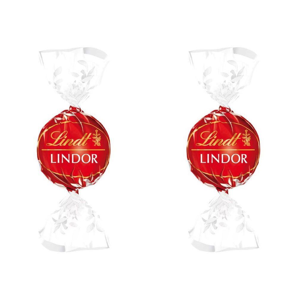 Miniatura Trufa Lindt Lindor Duo Milk Ao Leite Kit 10 Caixas De 25G