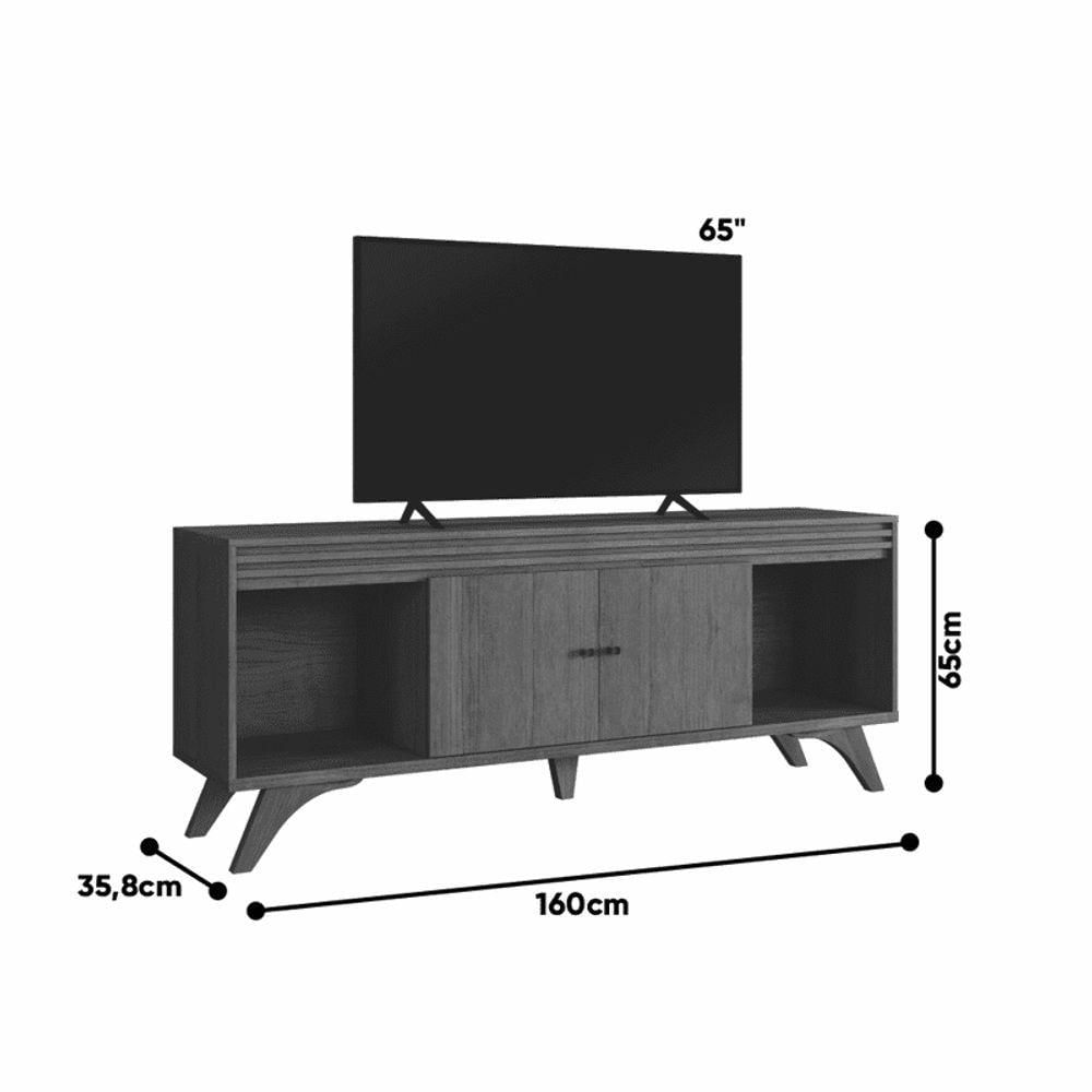 Miniatura Home Para Sala De Tv Moderno - Seviilha - Mavau Móveis
