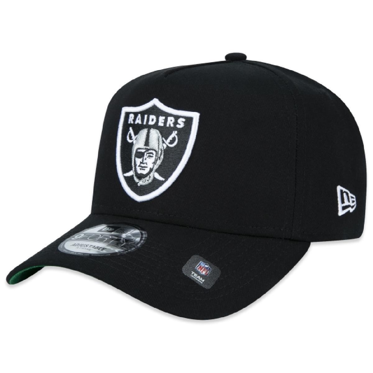 Miniatura Boné New Era 940 Nfl Las Vegas Raiders Core Preto Champs