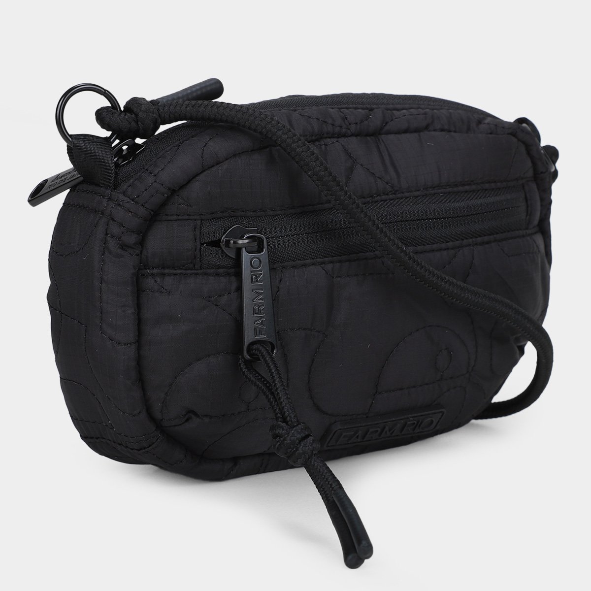 Miniatura Bolsa Farm Chuchu Puffer Preto