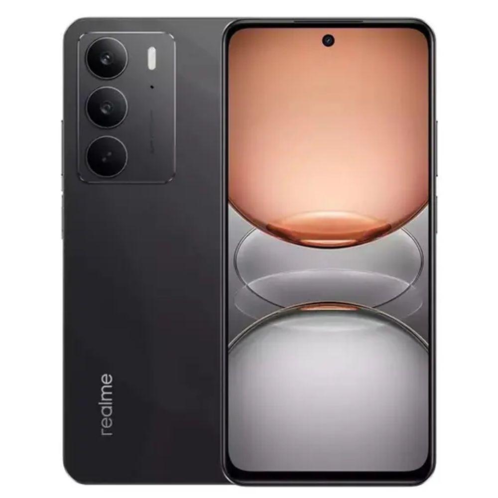 Miniatura Smartphone Celular Realme C75X NFC 4G 256GB 8GB RAM Tela 6,72 Resistente A Água Preto