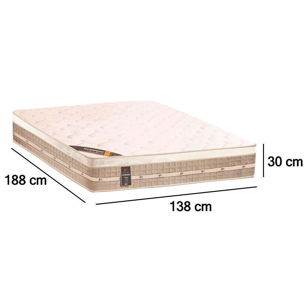 Miniatura Colchão Castor Casal Molas Premium Tecnopedic 138x188x30