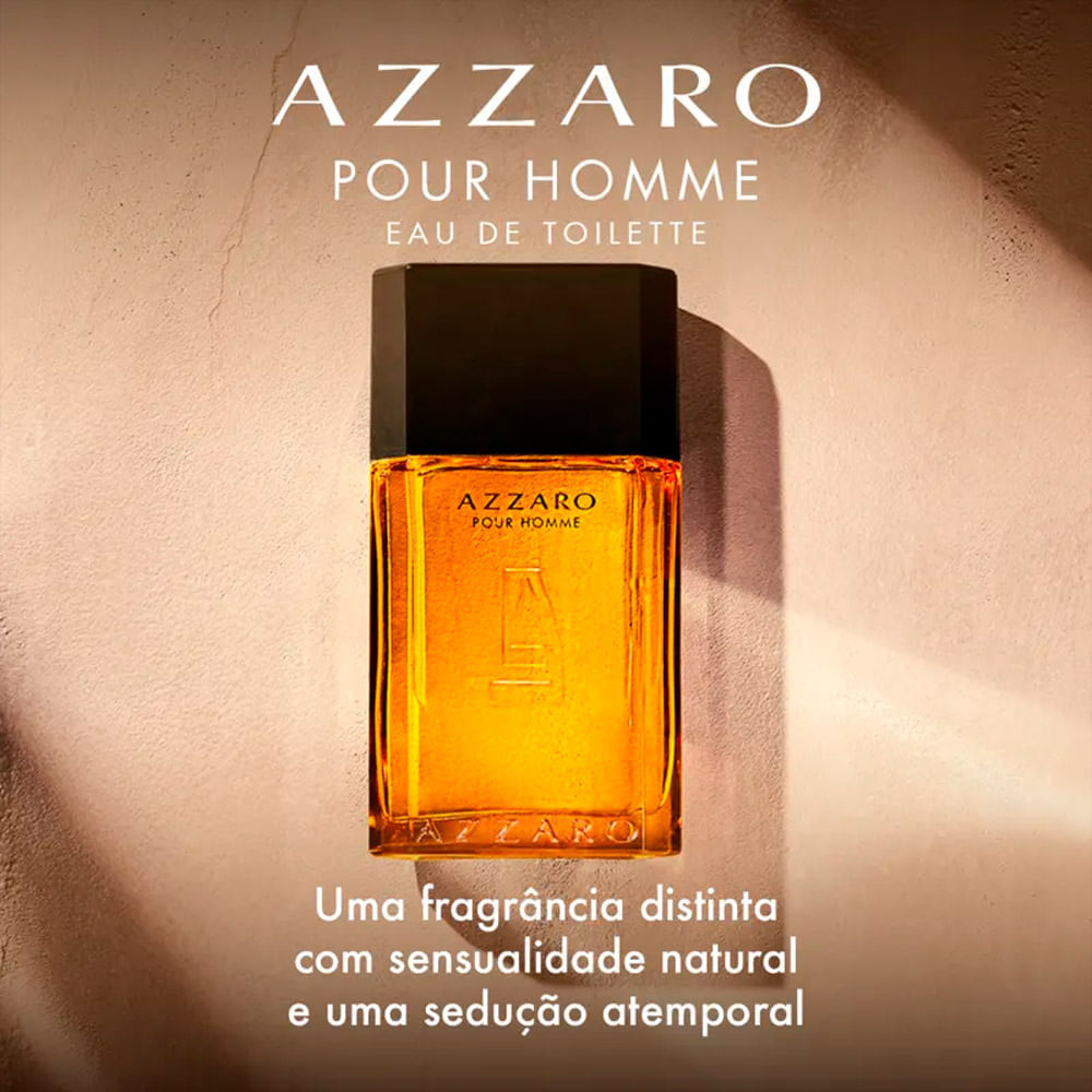 Miniatura Perfume Azzaro Pour Homme Eau de Toilette 50ml