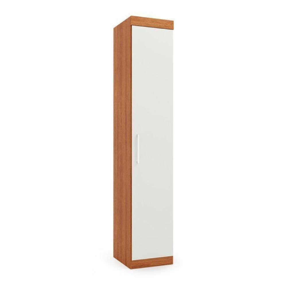 Conjunto para Quarto com Guarda Roupa Modular Gênova Plus Freijó Wood/Off-White