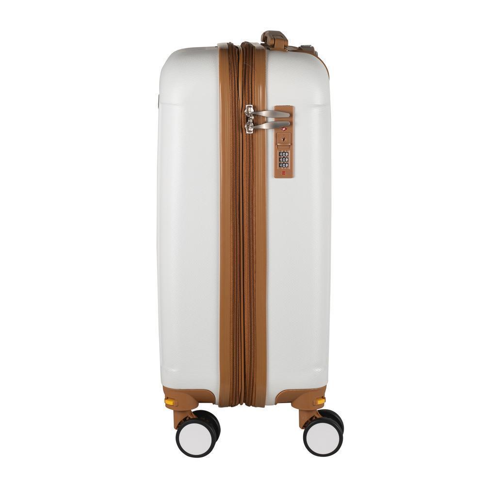 Miniatura Conjunto Mala 23Kg + Mala 10Kg Expansível Branca Maldivas