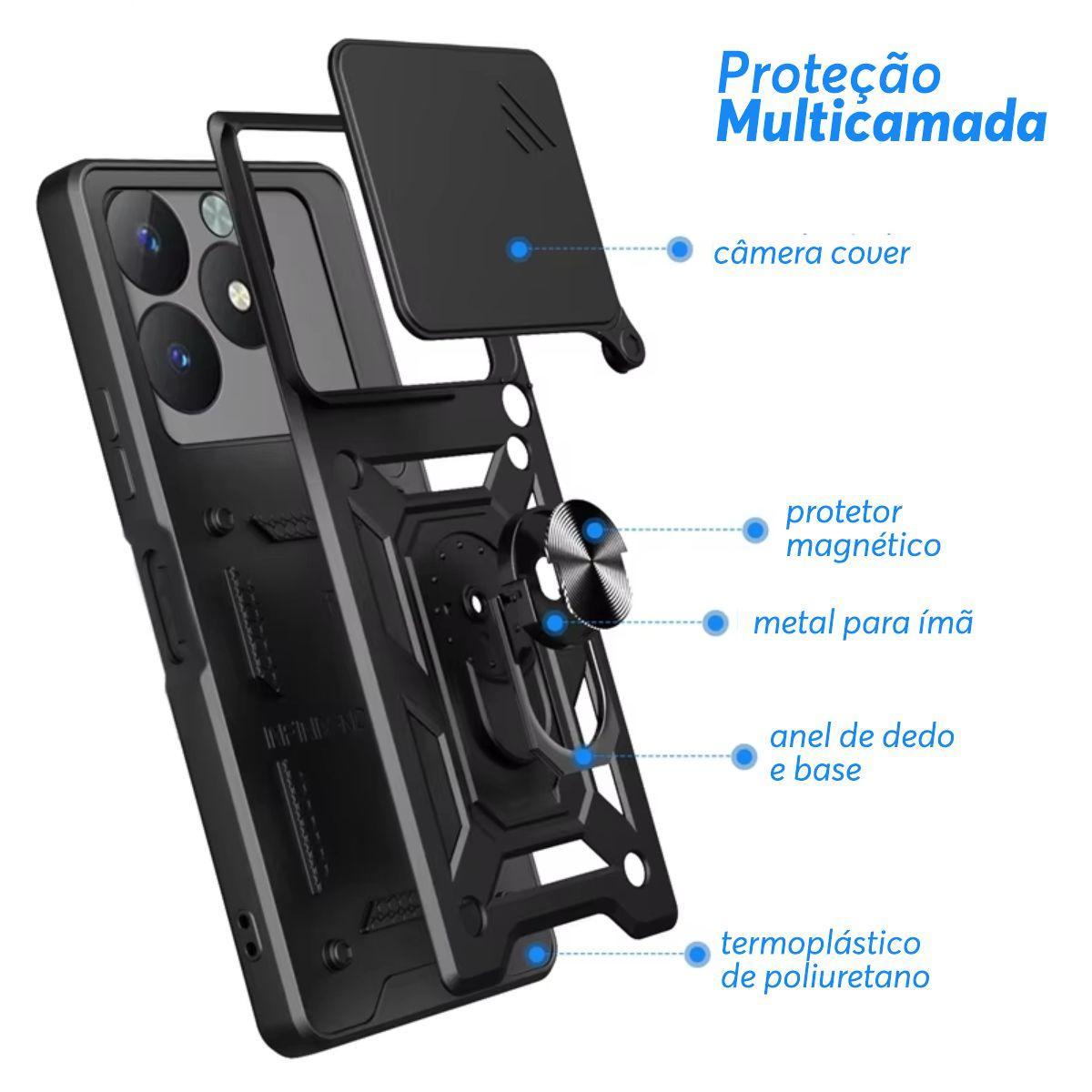 Miniatura Capa Capinha Case Para Realme C61 - Protetora Militar
