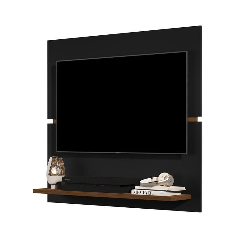 Miniatura Painel Tokio Para Tv Até 32 Polegadas Preto/Freijó