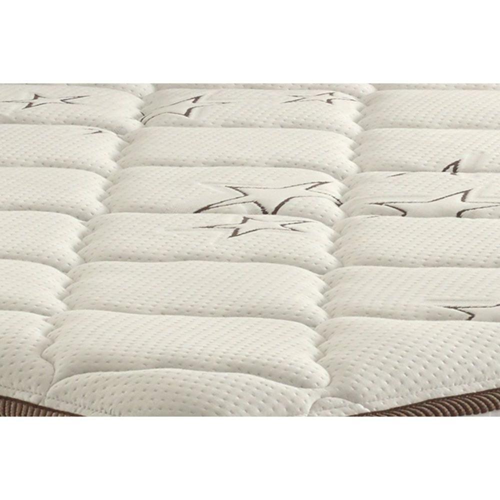 Miniatura Cama Box Baú Queen: Colchão Anatômico Anjos D28 / Ag65 Star Pillow Top + Base White(158X198)