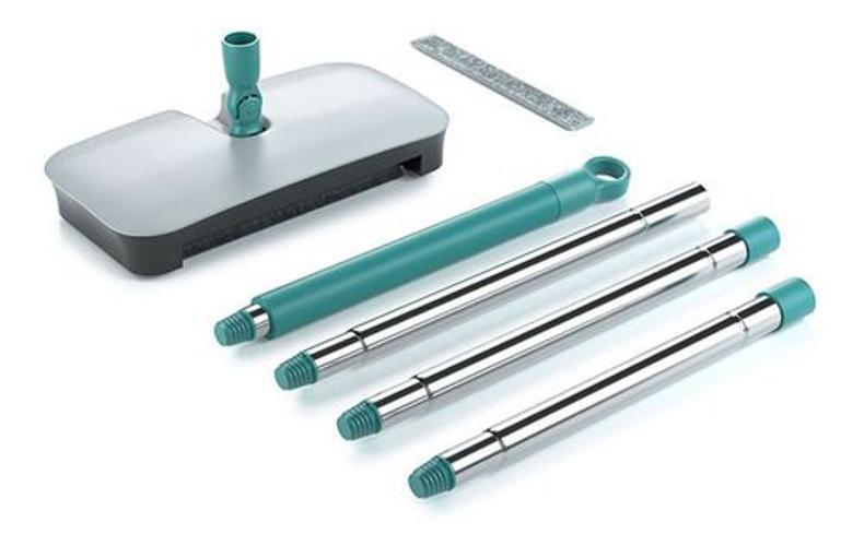 Miniatura Vassoura Mágica Plus Feiticeira Mop Flash Limp Varredora Alumínio - Microfibra