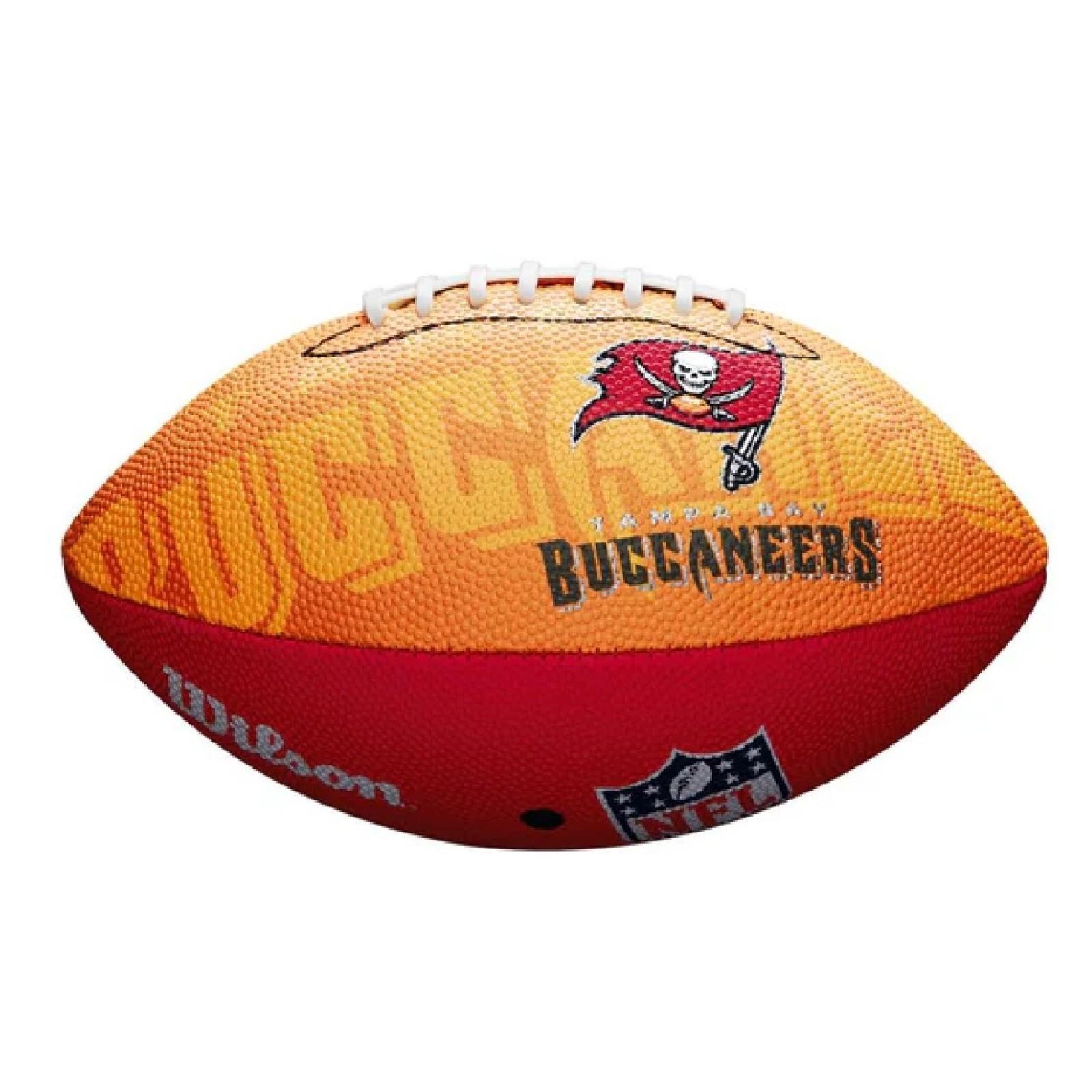 Miniatura Bola Futebol Americano Wilson Team Jr Tampa Bay Buccanneers