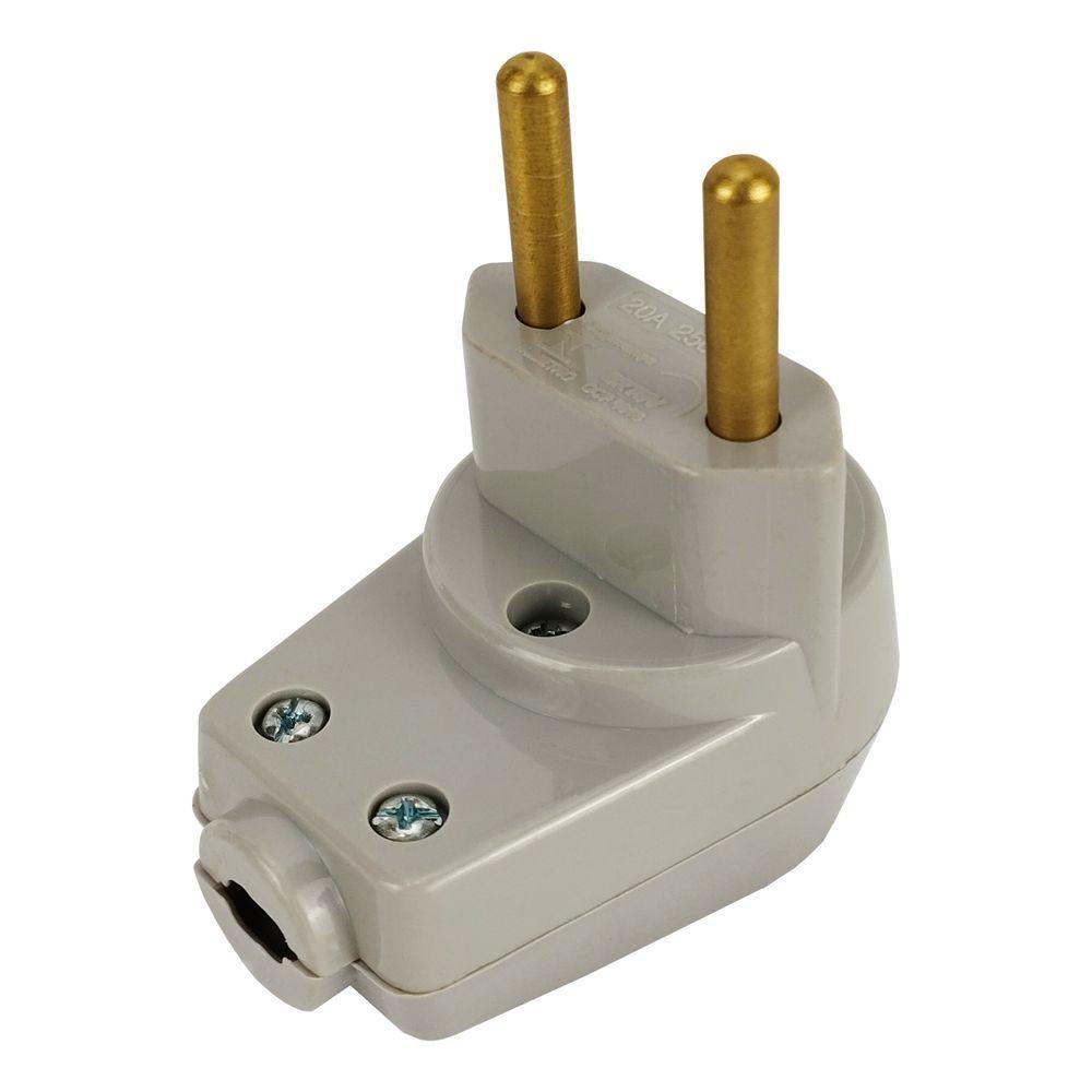 Miniatura Plug Pino Macho 20a 2 Pinos