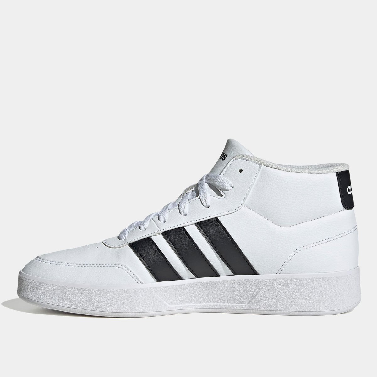 Tênis Adidas Breaknet Mid Masculino Branco+Preto - 37
